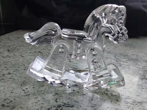 Kristalcolor Italy Crystal Rocking Horse figurine - Picture 1 of 8