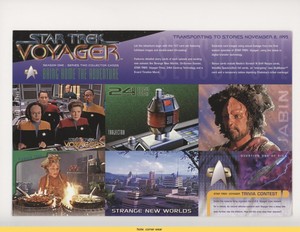 1995 SkyBox Star Trek: Voyager Season One Series 2 Promos READ 00ah
