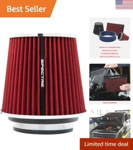 Performance Universal Clamp-On Air Filter: Washable Filter: Round Tapered; 3 ... - Picture 1 of 9