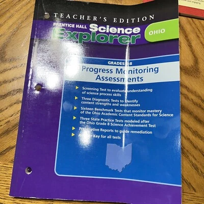 Prentice Ball Science Explorer Ohio Teachers Ed Progress Monitoring Assessments - Image 1 of 3