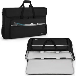 27"-32" Monitor Carrying Case, Foldable Padded Nylon Transporting Screens, Mo... - Imagen 1 de 9