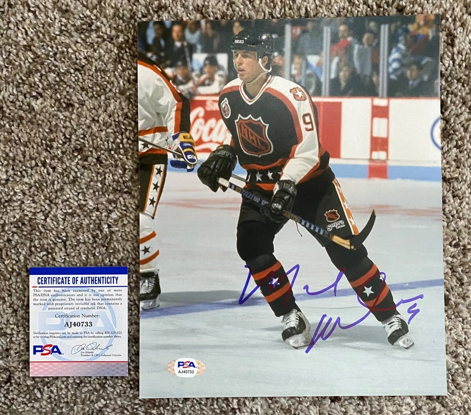 Mike Modano Dallas Stars NHL All Star Game Signed 8x10 Photo PSA COA RARE - Image 1 of 1
