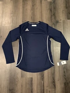 Adidas Utility LS Jersey 4738W Collegiate Navy / White | Size M | New with Tags - Picture 1 of 7