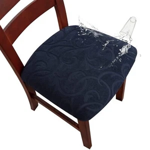 Waterproof Chair Seat Covers Dining Room Chair Covers Stretch Seat Cover for ... - Picture 1 of 7