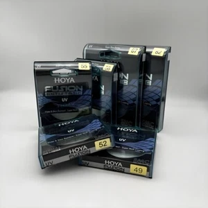 HOYA FUSION ANTISTATIC UV Slim Filter - 18-layer (SHMC) Multi - Coating 49~82mm - Picture 1 of 12