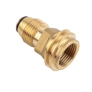 POL LP Tank Valve to QCC1/Type1 Propane Tank Refill Adapter Converts Accessories - Picture 1 of 15
