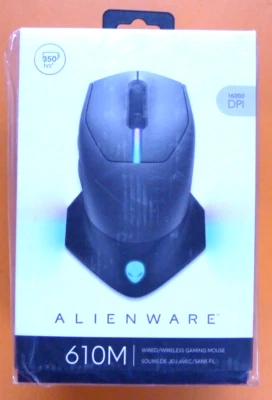 НОВАЯ проводная/беспроводная игровая мышь Alienware AW610M Dell FXMFY - Изображение 1 из 4