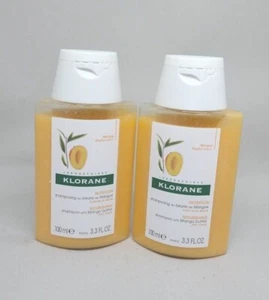 KLORANE Lot of 2 Nourishing Shampoo w/ Mango Butter for Dry Hair 3.3 fl oz each - Picture 1 of 2