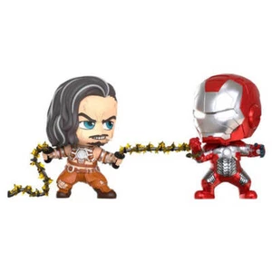 Highly Collectible Iron Man 2 Whiplash and Iron Man Mark V Designed Cosbaby Set - Imagen 1 de 2