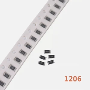 1206 Resistance Selection 0.01Ohm - 20MOhm 1/4W 250mW 50 PCS 1% SMD Resistors - Picture 1 of 6