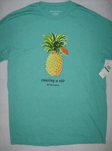 Nueva Camiseta Cubavera Piña Causing A Stir Ligera Mezcla de Algodón Hombres GRANDE - Imagen 1 de 3