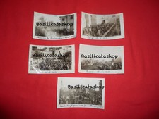 Riardo lotto 5 foto processione e operai Ferrarelle 1950 Caserta Campania