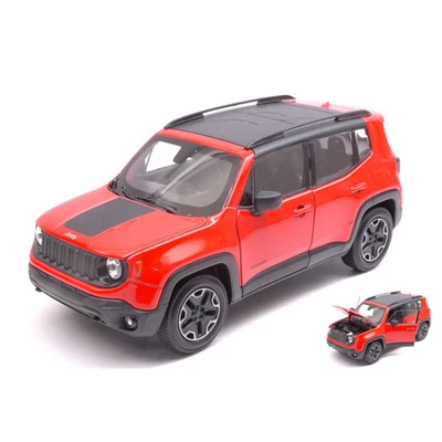 JEEP RENEGADE TRAILHAWK 2015 ORANGE/BLACK 1:24-27 Welly Auto Stradali Modellino  - Immagine 1 di 3