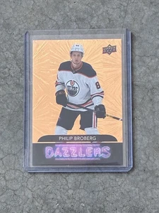 Upper Deck Dazzlers Orange Philip Broberg #DZ-70 RC Edmonton Oilers 2020-21 - Imagen 1 de 2
