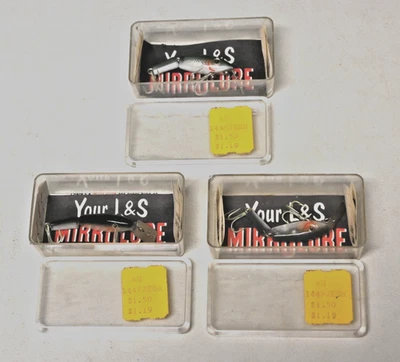Vintage Lot of L&S MirrOlure Jointed Fly Rod Lures in Boxes with Inserts NOS - Image 1 of 4