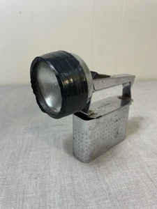 vtg Burgess Battery Steel Radar Mate Lantern Flashlight 1950s 1960s camping - Picture 1 of 8
