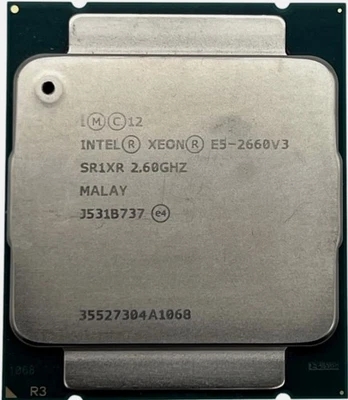 Intel Xeon E5-2660 V3 LGA2011-3 CPU Processor 10Core 2.6GHz SR1XR 25MB 105W - Image 1 of 2