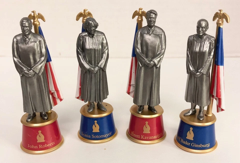 2020 Bishops GINSBERG SOTOMAYOR KAVANAUGH Battle For White House Chess SCOTUS K4 - Image 1 of 2