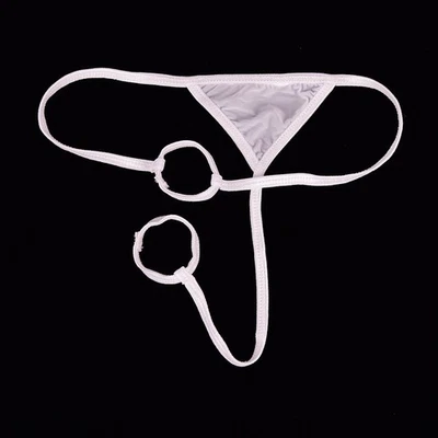 4Pcs Lot Men's Sexy Satin String Bikinis Boxer Panties Fashion Underwear M-3XL - Image 1 of 4