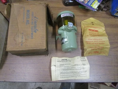 NOS Lincoln 型号 82886 系列 B Centro-Matic 油脂润滑剂 Ram 泵 美国 — 第 1/4 张图片