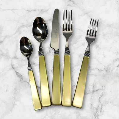 全新 Vietri Diamante Chartreuse 餐具 选择件 — 第 1/4 张图片