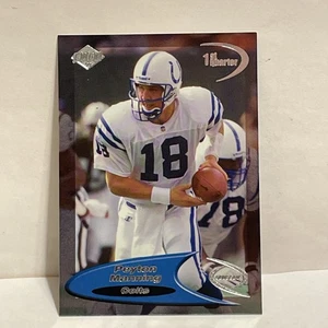 1998 Collector’s Edge Odyssey Peyton Manning 1ST Quarter Galvanized Rookie #60 - Picture 1 of 2