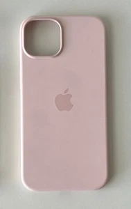 Apple Silicone Case with MagSafe for iPhone 14 - Chalk Pink - Photo 1 sur 3