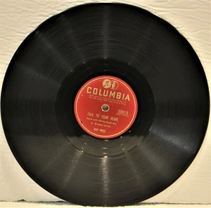 RAY PRICE "Talk To Your Heart / Got To Hurry, Hurry, Hurry" 78RPM Columbia 20913 - Picture 1 of 3