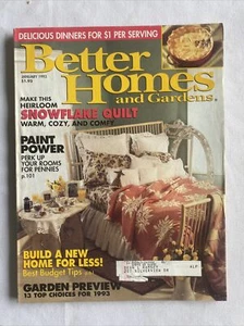 1993 January Better Homes And Gardens Build A New Home For Less (MH893) - Picture 1 of 3