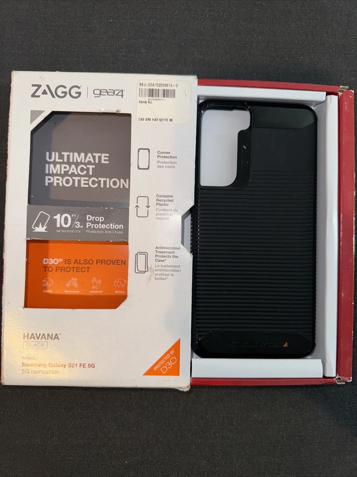 Funda negra Samsung Galaxy S21 Zagg Havana  Foto 1 de 3
