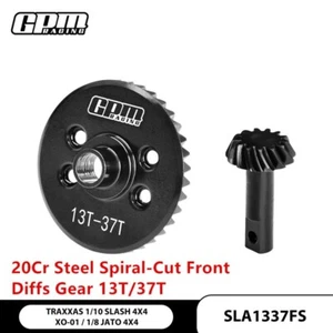 GPM Steel Spiral-Cut Front Diffs Gear 13T/37T For TRAXXAS 1/10 Slash XO-01Rustle - Picture 1 of 1