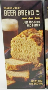 Trader Joe's Beer Bread Mix 19 oz Seasonal Easy Directions Delicious Results NEW - Picture 1 of 4