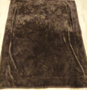 Target Home 46.5" x 59" Fleece Soft Throw Blanket Brown - Picture 1 of 2