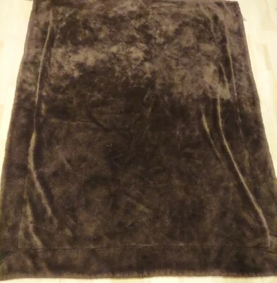 Target Home 46.5" x 59" Fleece Soft Throw Blanket Brown - Image 1 of 2