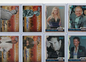 Donruss Americana Autograph Celebrity Cuts And Wardrobe Card Selection NM 