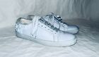 Ash Brand Womens Dazed Stars And Studs Leather Shoes Sneakers Blue Sz 7