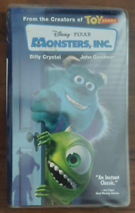 Disney Pixar - MONSTERS, Inc. (VHS Clamshell, 2002, Blue Tape)