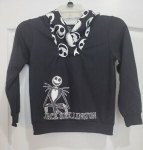 The Nightmare Before Christmas Hoodie Jack Skellington Sweatshirt Girls S 6/6x