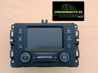 Autoradio Stereo Jeep Renegade Anno 2019 Originale  Cod 07356953650 Da Scodifica - Immagine 1 di 4