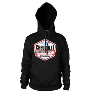 Officially Licensed Chevrolet American Muscle Hoodie S-5XL Sizes - Picture 1 of 3