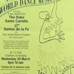 Caramba! Reading World Music Scene Memorabilia. 1990s 90s Flyer The Final Event - Picture 1 of 2