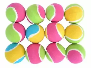 Multicolor Tennis Ball for Cricket Pack-12 US - Picture 1 of 3