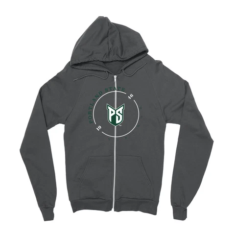 Venley Official NCAA Portland State Vikings 1946 Zip Hoodie Cover