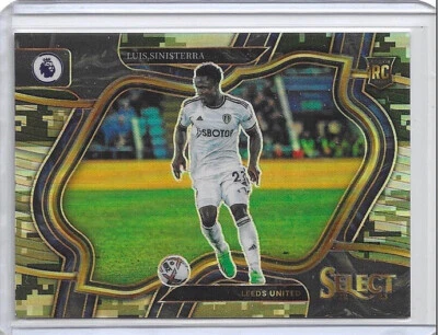2022-23 Panini Select Soccer EPL - Luis Sinisterra - Field Level - Camo /199 - Image 1 of 2