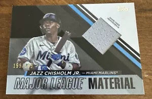 2024 Topps Series 1 Jazz Chilsholm JR 153/199 Major League Material Relic Black - Bild 1 von 7