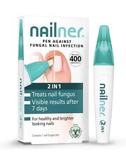 Nailner Pen 2 in 1 4ml Anti Fungal Toe Nail Fungus Infection Treatment - BNIB