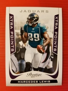 MARCEDES LEWIS * 33/50 * PURPLE XTRA POINTS #91 JAGUARS - 2011 PRESTIGE NFL - Picture 1 of 4