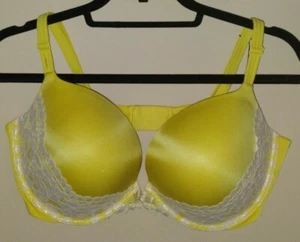 VICTORIA SECRET VERY SEXY PUSH UP YELLOW BRA!! 38DD RARE!! - Picture 1 of 2