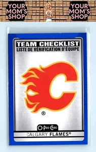 2021-22 O-Pee-Chee #555 Calgary Flames Blue Border - Bild 1 von 2