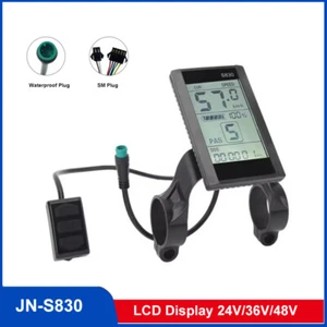 24V 36V 48V S830 LCD Display Power Speed Meter Control Panel for Electric Bike - Picture 1 of 11